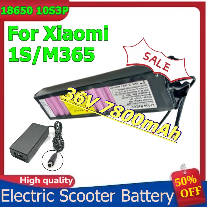 

18650 10S3P Litium Ion Battery Pack for Xiaomi 1S/M365 Electric Scooter with Communication 42V 2A charger 36V 7800mAh