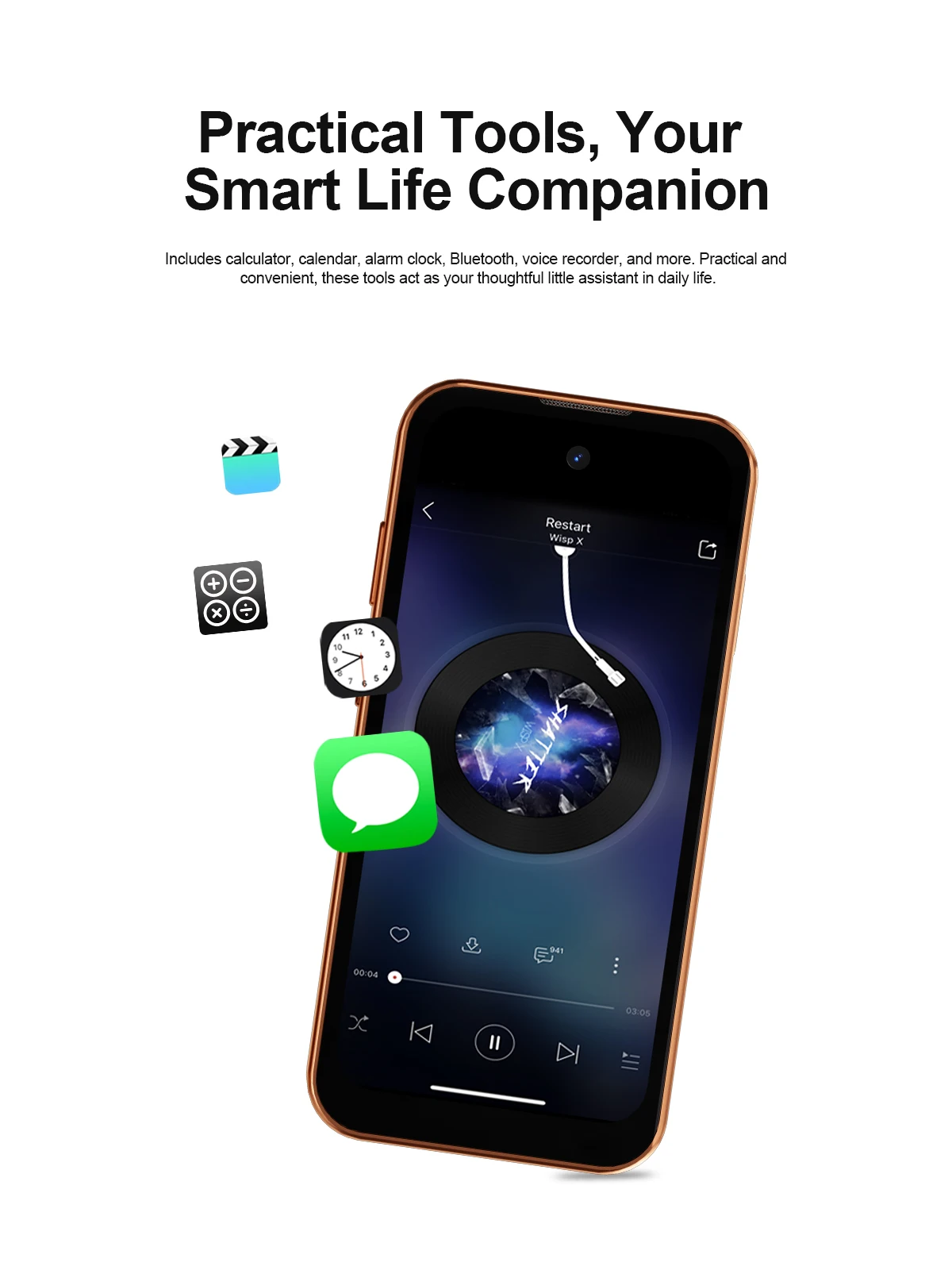 SERVO Mini Smartphone 4G LTE 3.88" Android 12.0 6GB+128GB Dual SIM Face Unlock OTG GPS WiFi Play Store Backup Small Mobile Phone