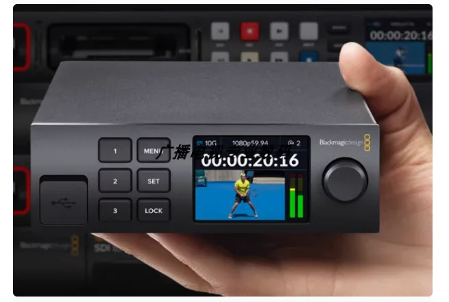For Blackmagic 2110 IP Converter 3x3G 3G-SDI two-way network video converter box