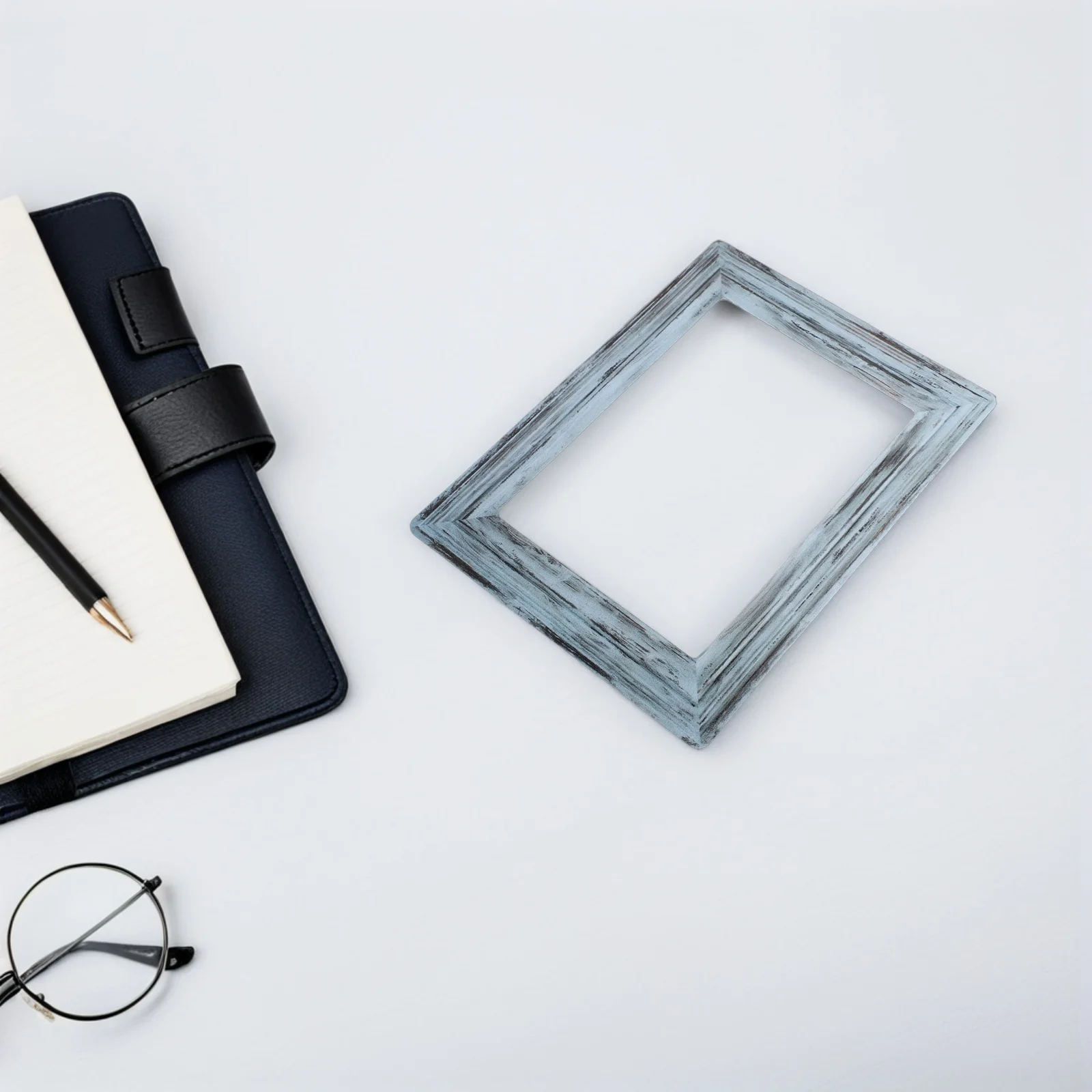 12 PCS Molduras de fotos magnéticas para geladeira Ímãs marrons Escritório