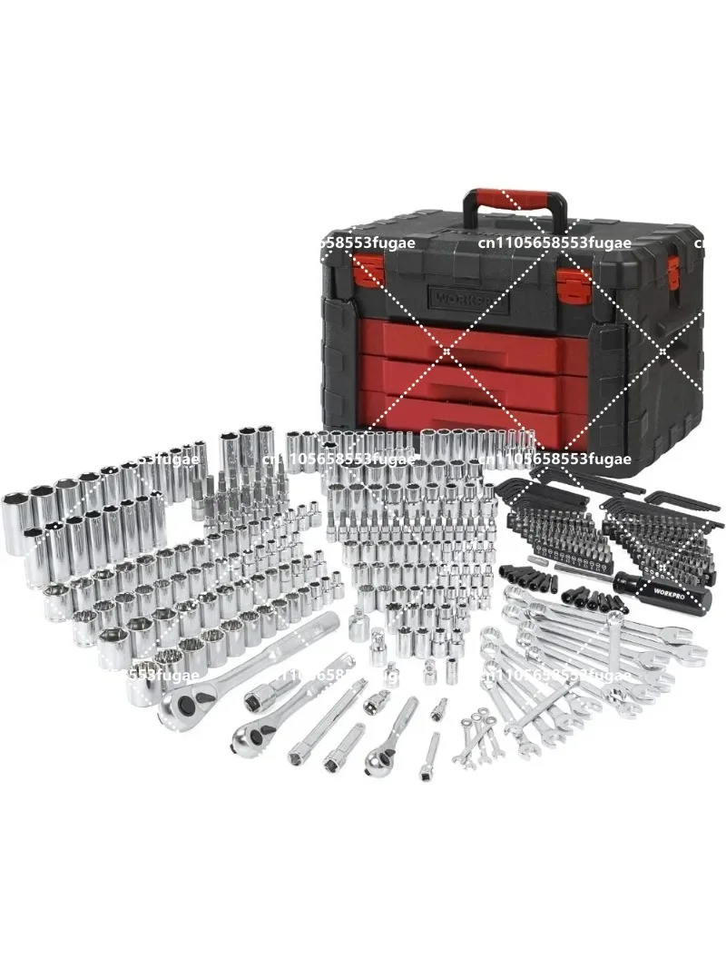 Mechanics Tool Set, Universal Professional Tool Kit with Heavy Duty Storage Case