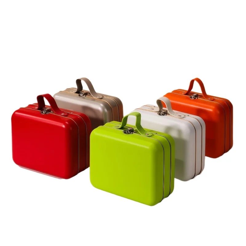 Portable Flip Top Tin Box Handheld Metal Can Tea Gift Packaging Case Cosmetic Storage Organizer Luxury Candy Jewelry Blind Box