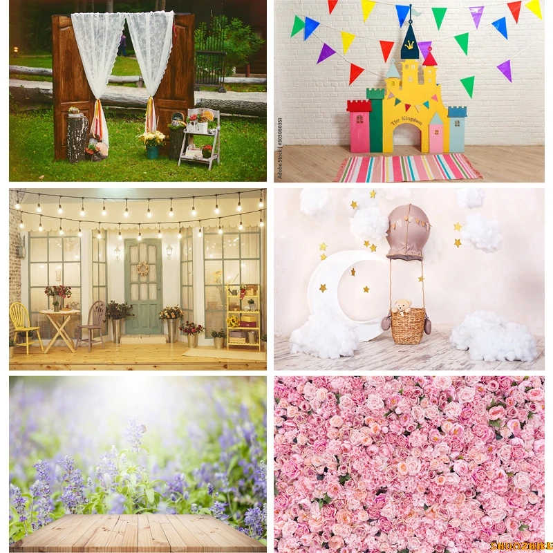 

SHUOZHIKE Vinyl Custom Photography Backdrops Props Children's Birthday Festival Landscape Theme Photo Studio Props ZL-02