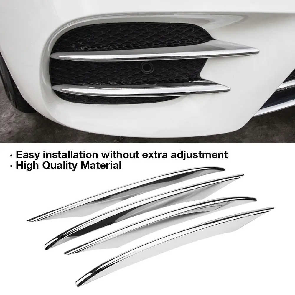 4 قطعة غطاء مصباح الضباب الأمامي للسيارة شريط تزيين لسيارة Mercedes benz E Class W213