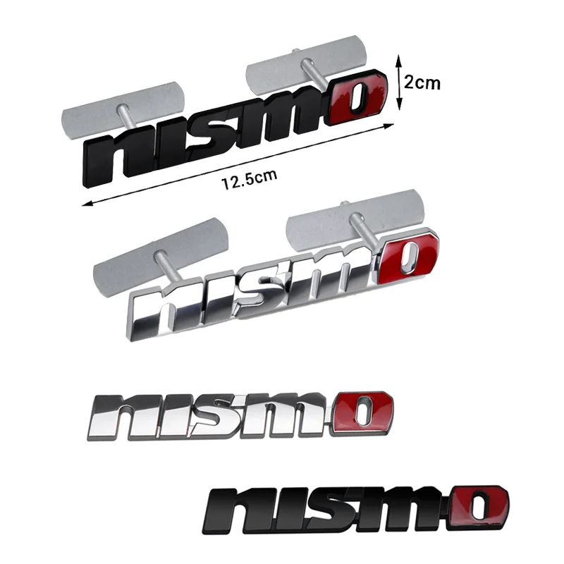Auto Kühlergrill Abzeichen Körper Stamm Dekoration Aufkleber Auto SLINE Emblem Zubehör Für Nissan Nismo Tiida Teana GTR Juke Qashqai