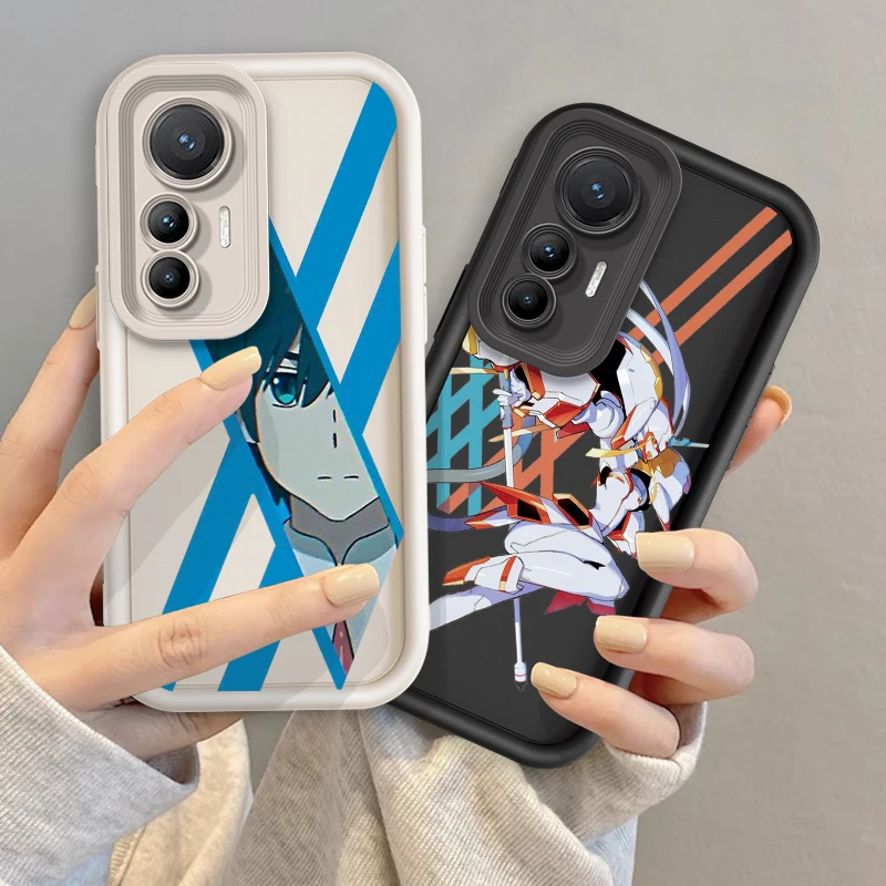 D-Darling In The Franxx Art Anime Eye Ladder For Xiaomi MI 14 12T 11 Lite Poco M3 X5 X4 F5 F4 F3 F2 GT Pro 5G TPU Phone Case