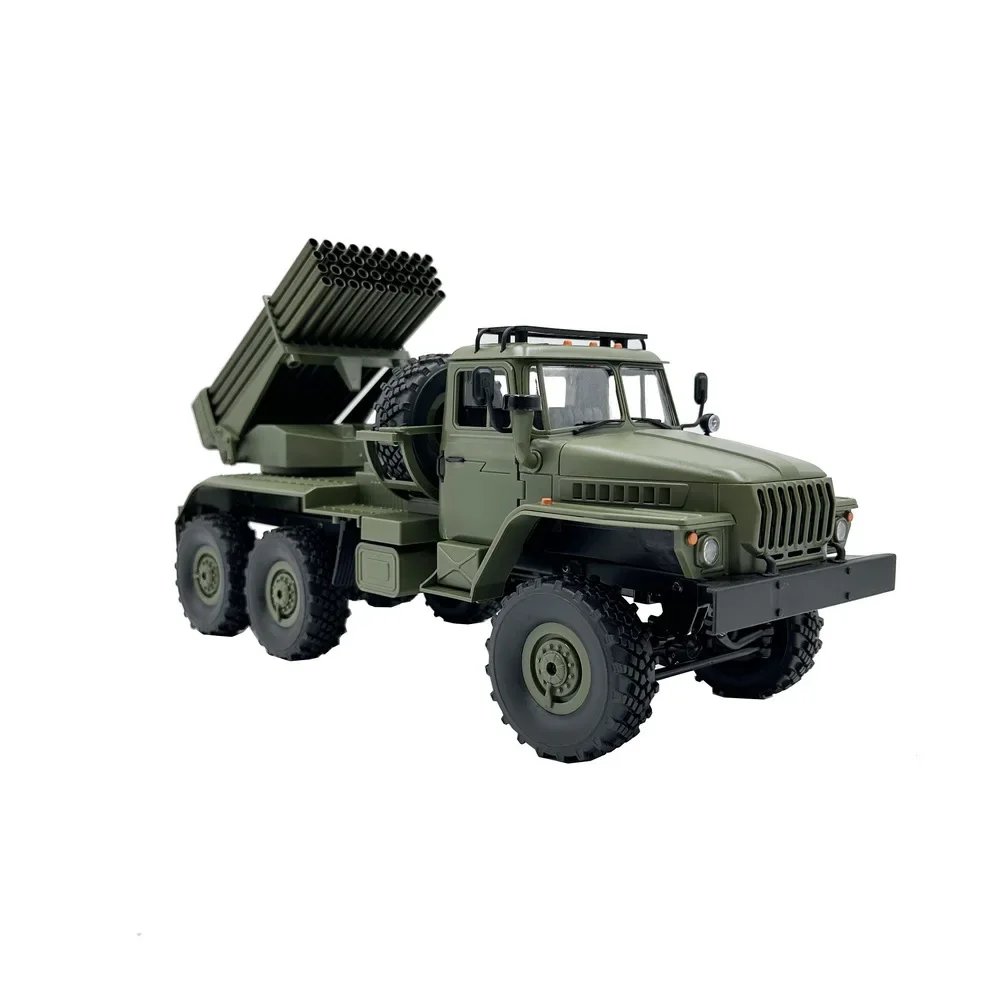 Tuyau lance-roquettes en métal pour camion Rc, pour WPL B36-2 1/16, BM-21 Grad 6x6, véhicule, boîte de vitesses à 2 vitesses