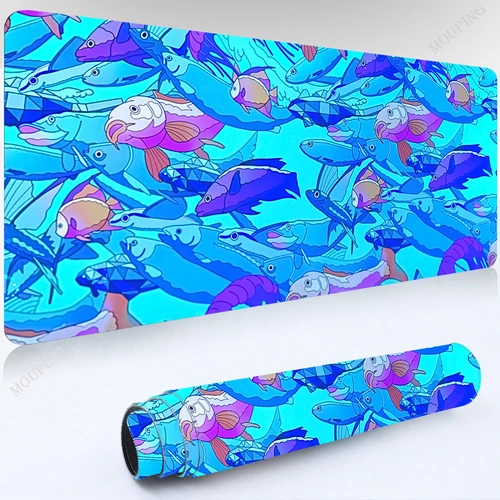 Imagen 1 del producto Alfombrilla de ratón para ordenador portátil y oficina, accesorio de configuración para Gamer, alfombrilla de ratón de Anime para mesa, alfombra para teclado