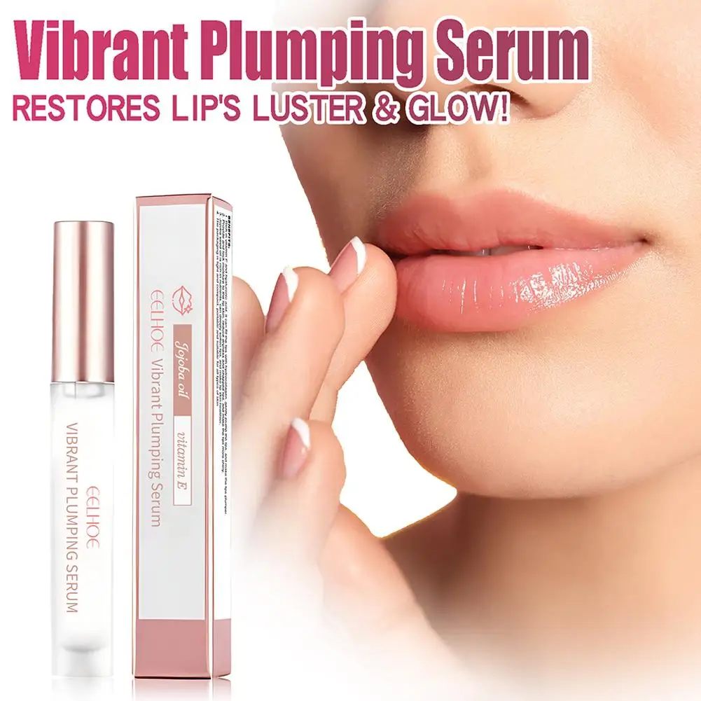 4ml Lip Plump Serum Instant Volumising Increase Lip Gloss Skin Line Essential Dead Lip Plumping Oil Moisturizer Fade Care L7W8