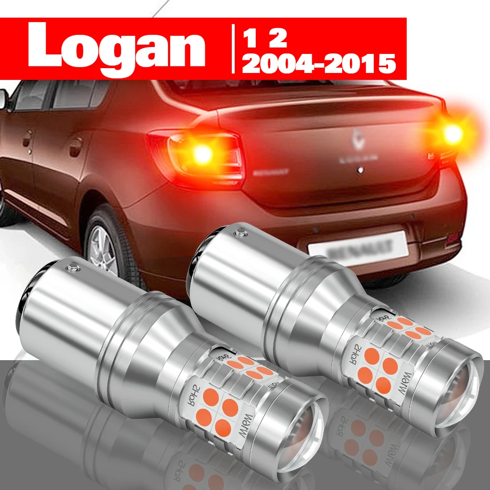 

For Renault Logan 1 2 2004-2015 2pcs LED Brake Light Accessories 2005 2006 2007 2008 2009 2010 2011 2012 2013 2014