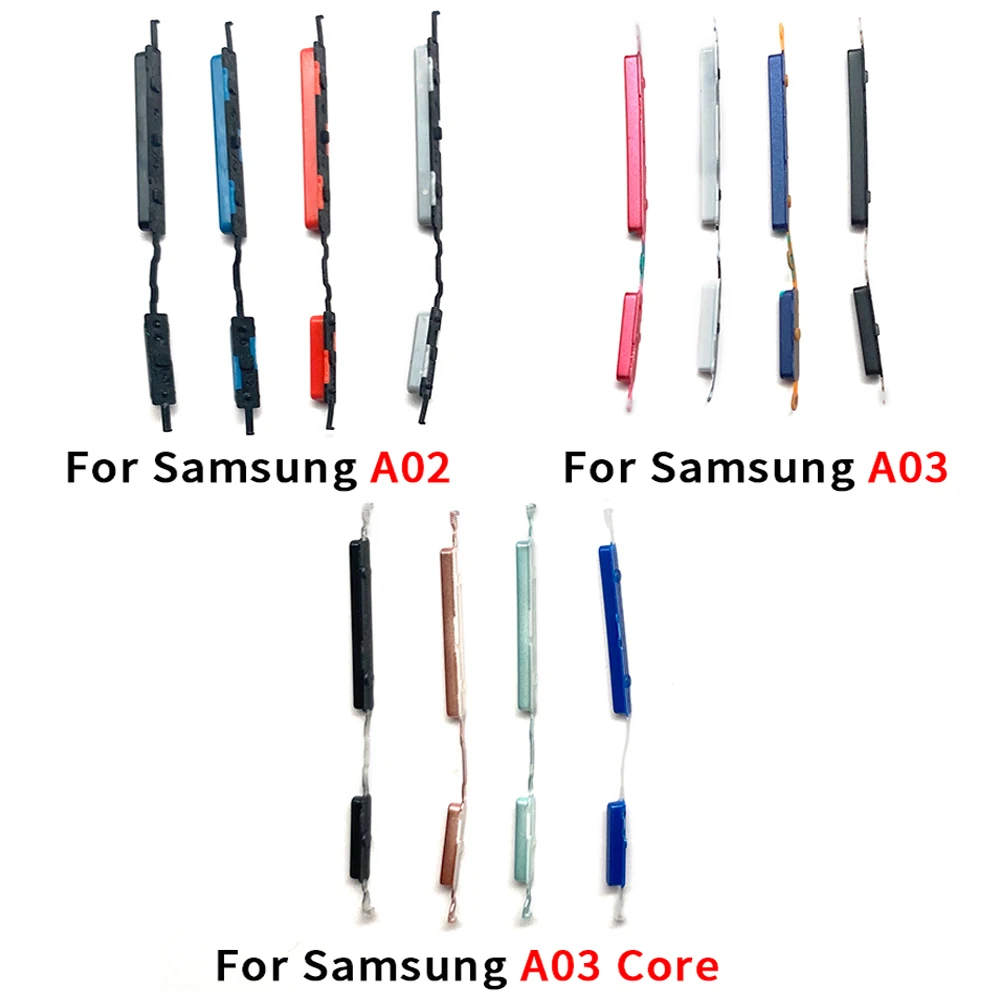 10Pcs, New Power Button Volume Side Button Key For Samsung A01 A11 A12 A02 A02s A03 A03s Core A04 A04s A04E A05 A05s A15 5G image 5