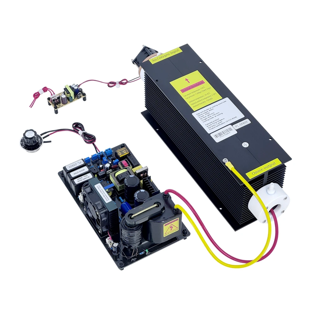 CE FCC ROHS 40 جرام/ساعة قابل للتعديل أنبوب الكوارتز مجموعة مولد الأوزون أجزاء مولد الأوزون الصناعية المحمولة