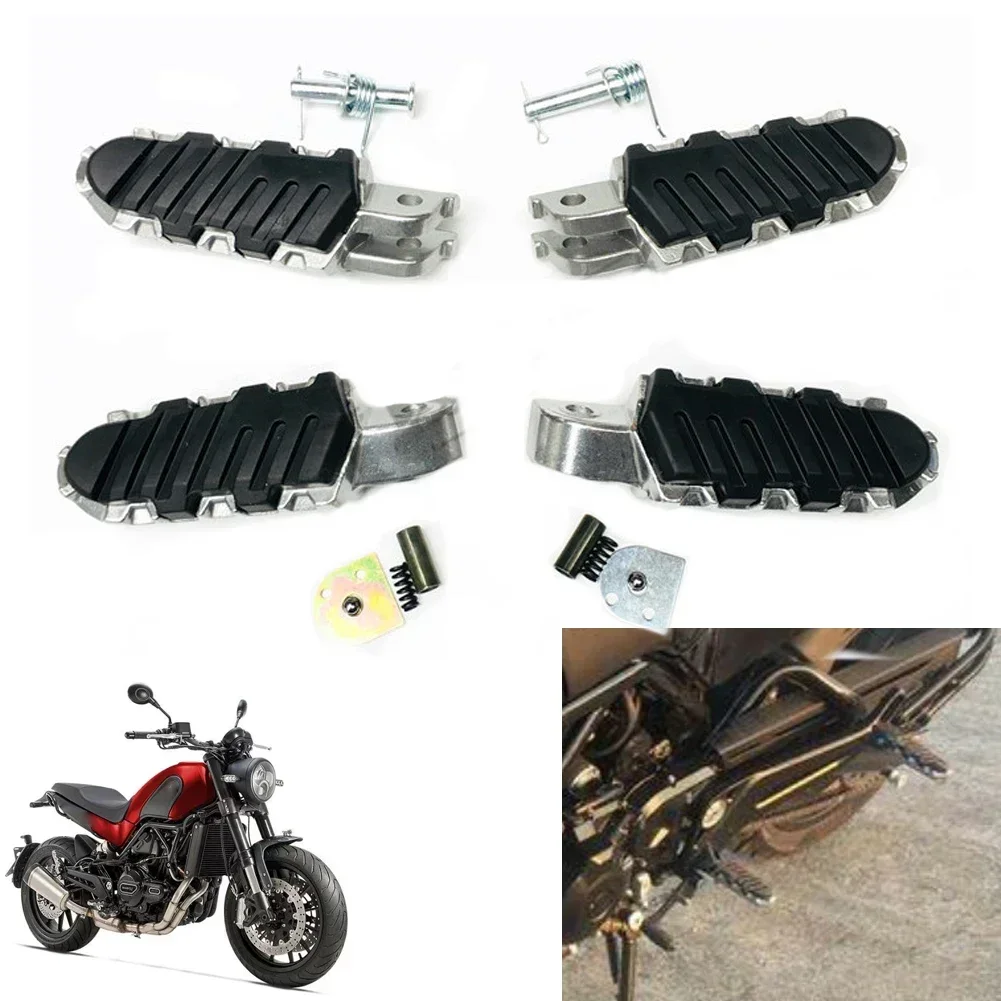 Motorcycle Footrest Foot Rest Pedal For Benelli Leoncino 500 BJ500 502C 500-6A Front And Rear Parts