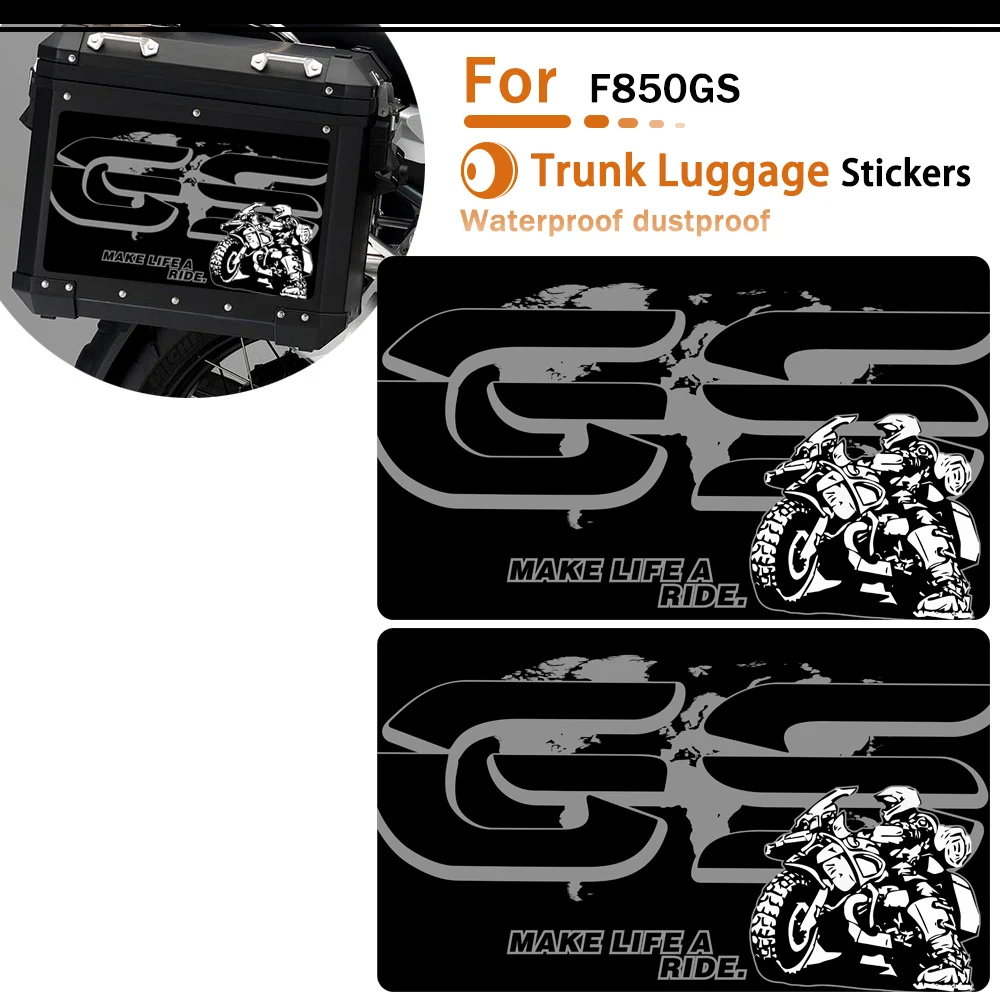 

F850GS Motorcycle StickersTrunk Luggage Panniers Side Top Cases Suitcase Protector Decals For BMW F850GS F 850 GS GSA Adventure