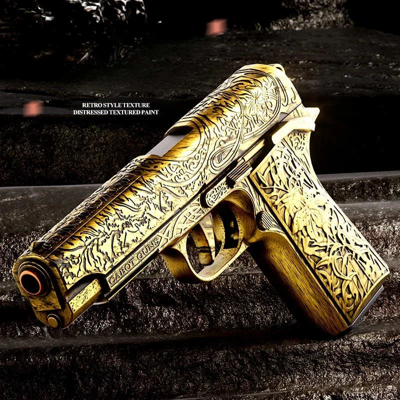 Pistolet de lancer à coque M1911, tir continu, Airsoft, jouet suspendu vide, arme CS d'extérieur pour garçons et adultes