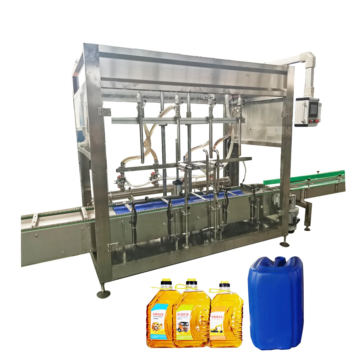 معجون زيت التشحيم الأوتوماتيكي جيري يمكن طبل تنظيف زجاجة زيت سائل آلات تعبئة السوائل 5000 مل