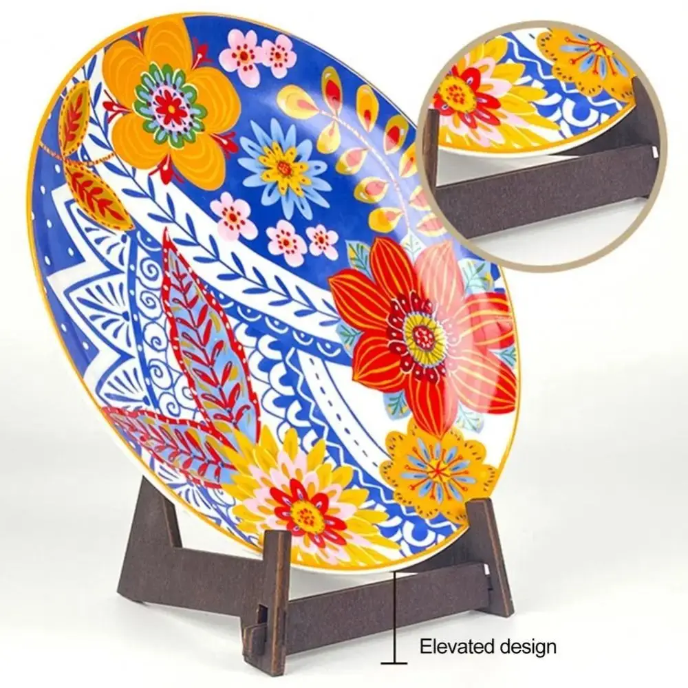 4.5/6/8 بوصة حامل عرض فني مضاد للانزلاق إطار صورة خشبي حامل عتيق متعدد الأغراض حامل عرض الكتب إطار الصورة