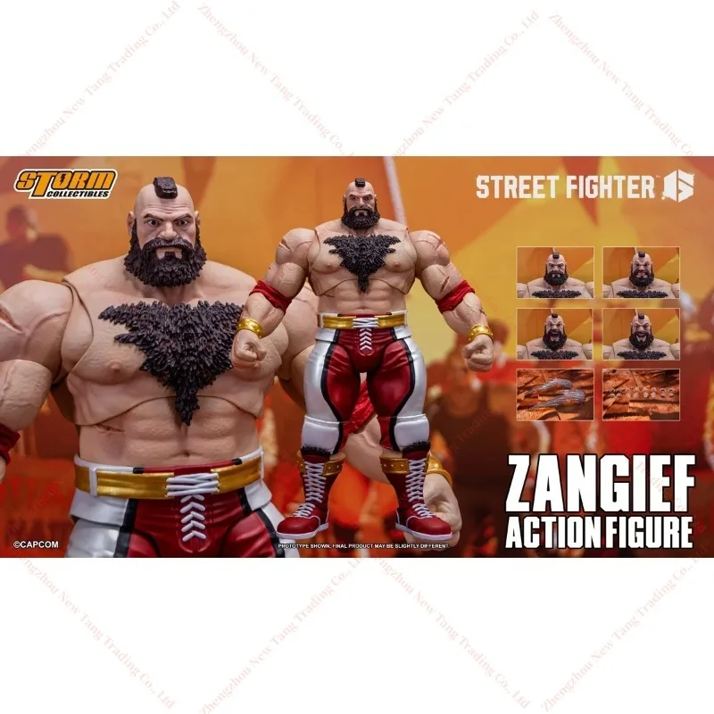 

Original Storm Toys STREET FIGHTER 6 ZANGIEF CPSF29 wrestler the Red Cyclone PVC Action Figure Collection Toys Gifts