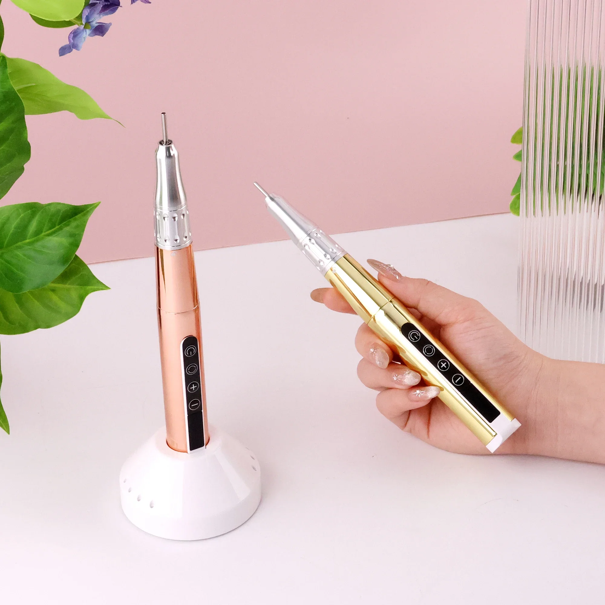 

Popular 65w Pen Shaped 35000RPM Electric Pen Nail Drill Tool Professional Portable Nail Efile with Visible Display Screen Drill