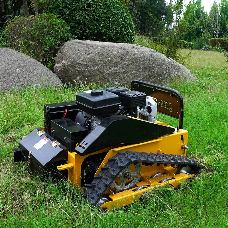 Customized Flail Mower Small Robot Grass Cutter Cutting Remote Control Crawler Lawn Mower