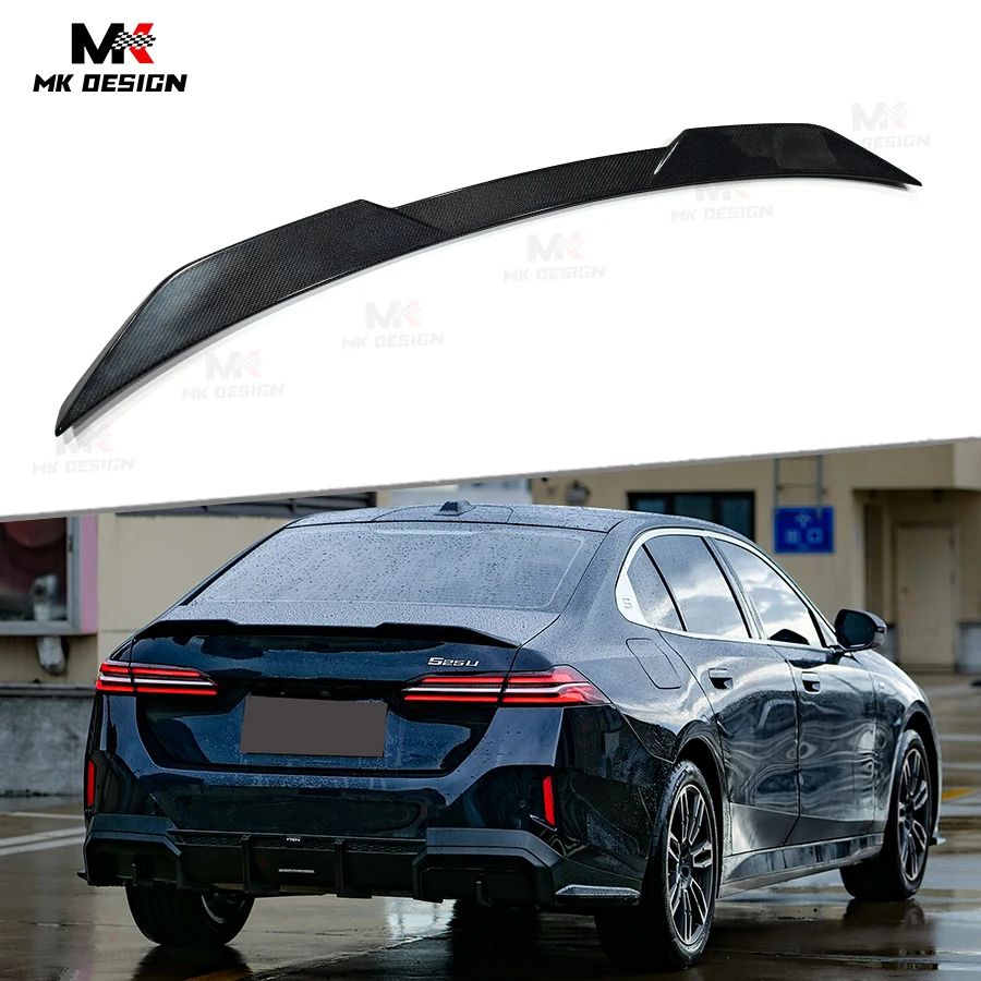 

Carbon Fiber VTEN Style Rear Trunk Lip Spoiler for BMW 5 Series G60 G68 2024-IN Rear Wing Boot Lip Car Accessories