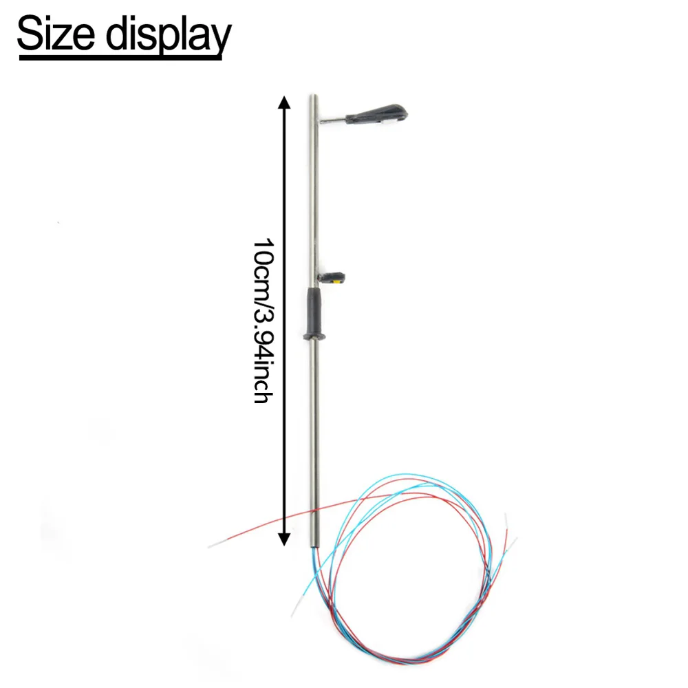 10개 모델 철도 10cm 램프 따뜻한 흰색 가로등 LED 램프 단일 헤드 따뜻한 흰색/흰색 램프 가로등
