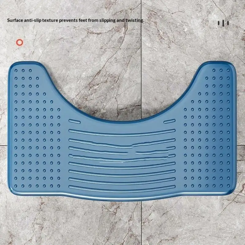 Safe Plastic Toilet Squat Stool Anti-Skid Bottom Improves Bowel Movement for Adults Kids Home Bathroom Supplies image 3
