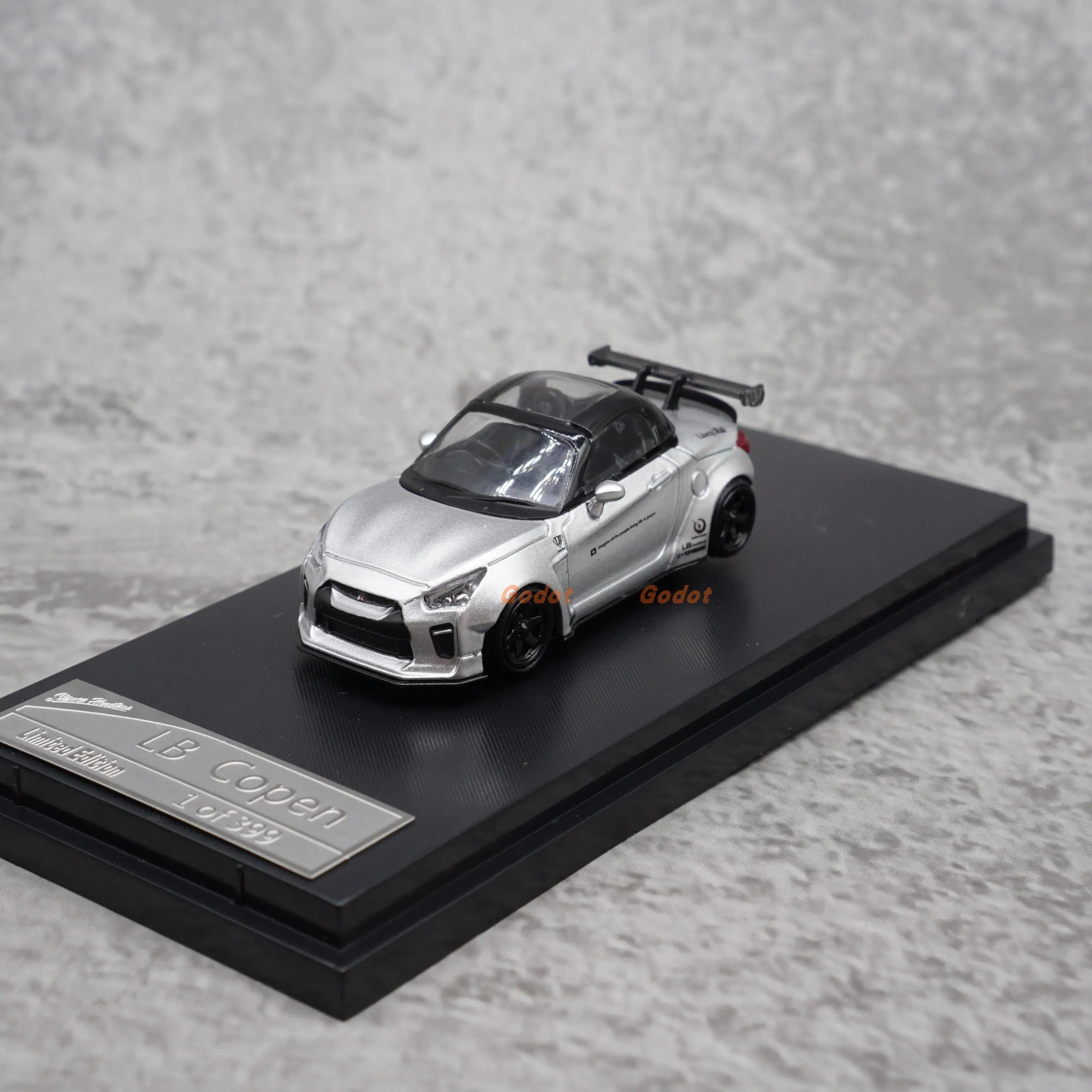 1:64 Nissan GTR LB Copen LA400 GT-K รุ่นรถตกแต่ง