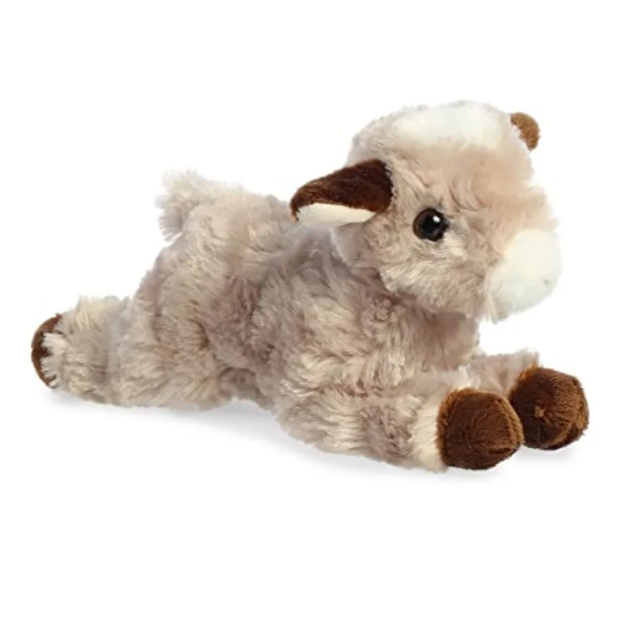 

® Adorable Mini Flopsie™ Paisley Goat™ Stuffed Animal - Mini Companions Ready for Playful Adventures - for All Ages, Toddlers,