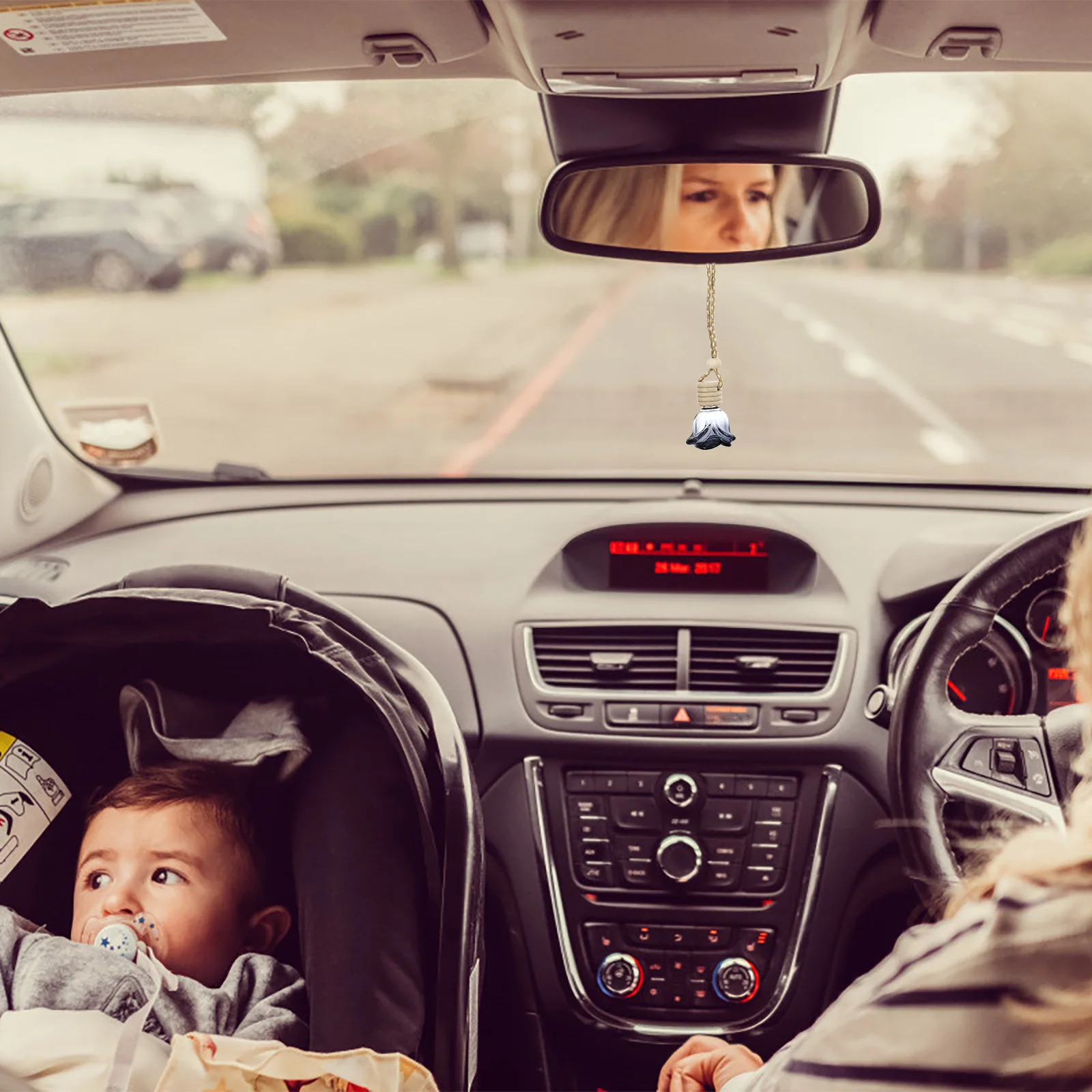 

4 Pcs Car Decoration Accessory Fragrance Holder Aromatherapy Hidden Perfume Freshener Automotive