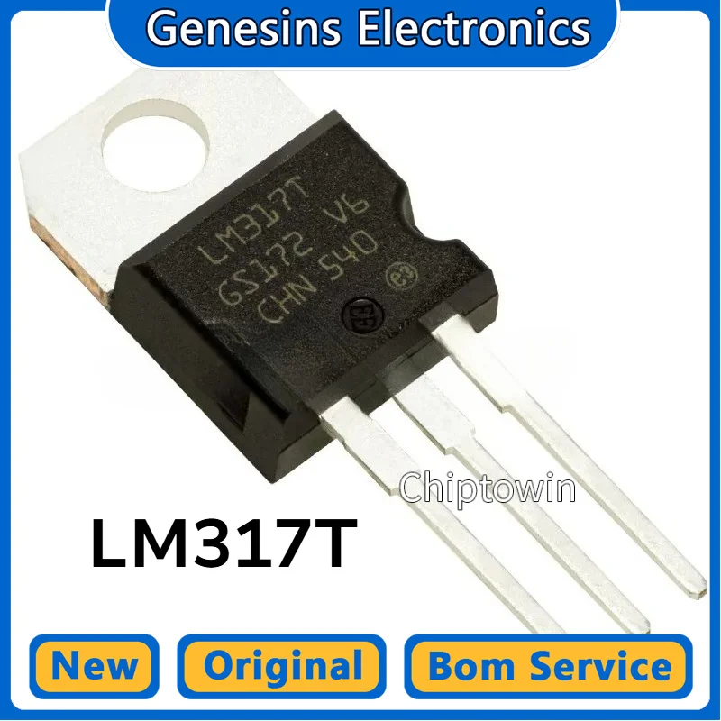 5/50/500 pcs Original LM317T TO-220 adjustable three-terminal regulator LM317 transistor LM317T-DG WN7