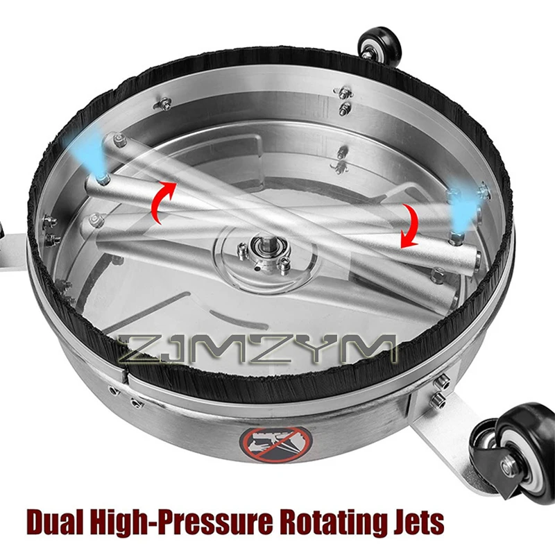 

16,5-дюймовая мойка высокого давления, очиститель поверхностей, мощная мойка из нержавеющей стали, 4000PSI, 1/4 дюйма, быстрый разъем, машина для очистки поверхностей