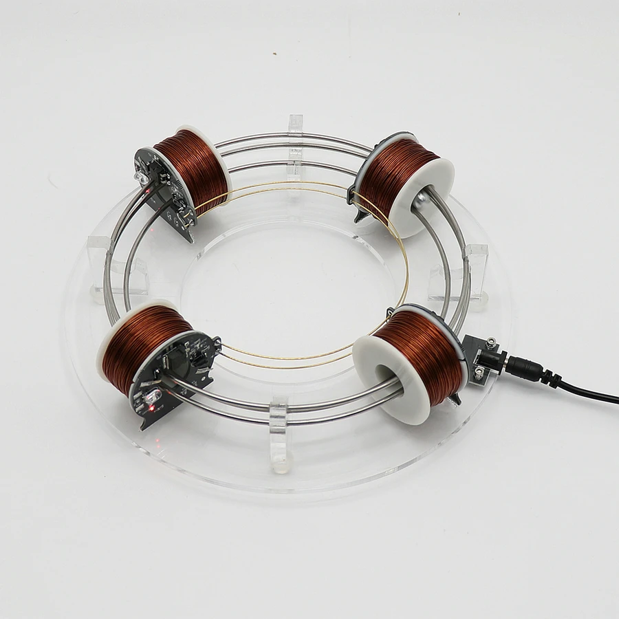 1Piece Electromagnetic Cyclotron For Demonstrations of Electromagnetic Induction Physics Teaching Aids Tool Desktop Ornaments