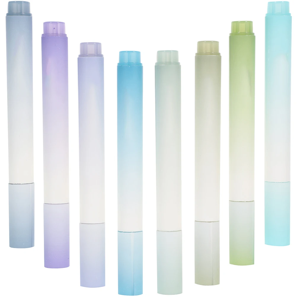 

8 шт. эстетические маркеры для студентов, детский художественный дизайн, журналы, офисные принадлежности, маркеры для студентов, канцелярские принадлежности