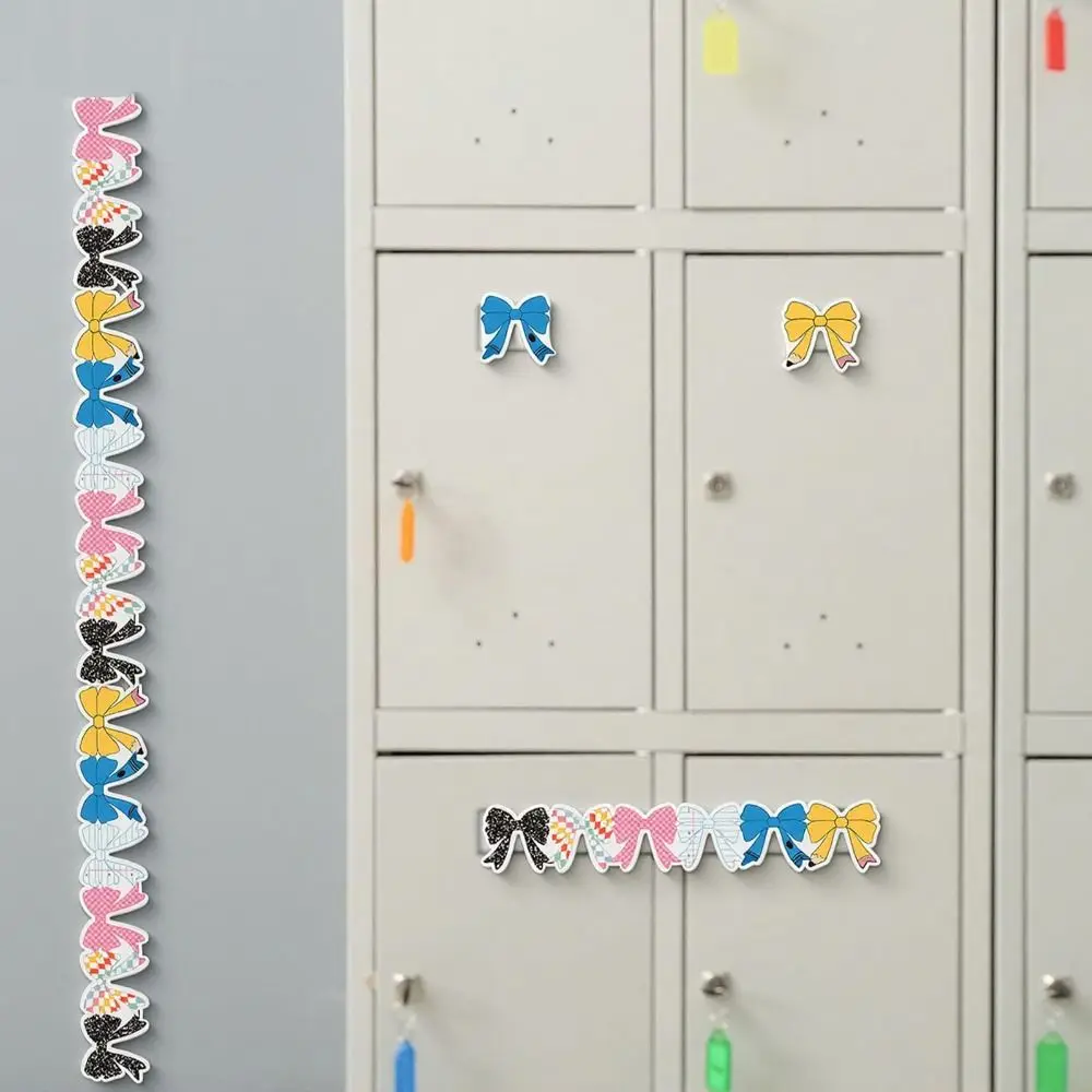 Self Adhesive Bulletin Board Border Sticker 10m/roll Cartoon Pattern Classroom Border Sticker Roll Design Cuttable