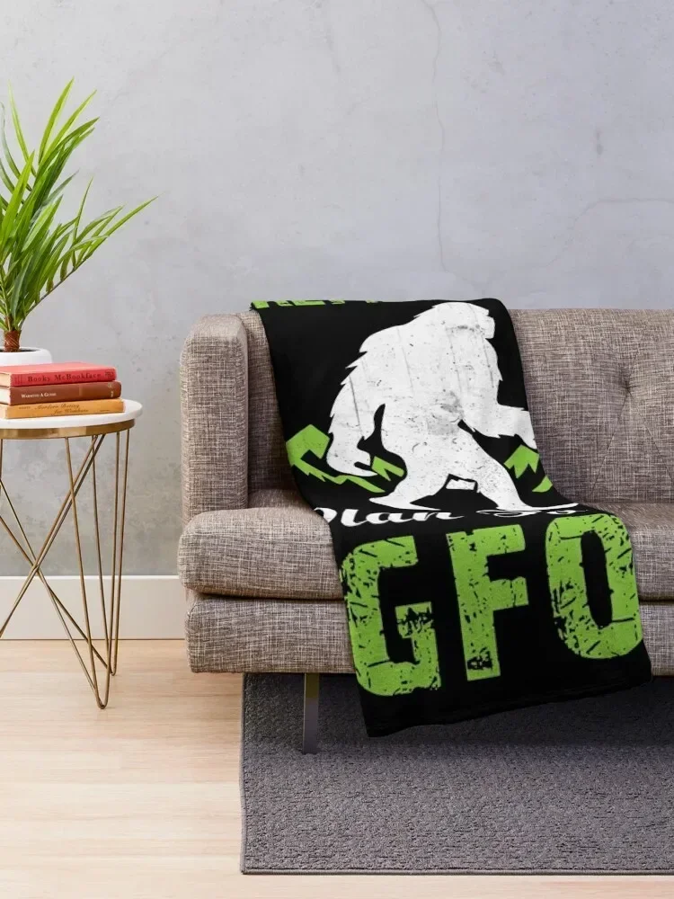 Bigfoot Sasquatch Gift Throw Blanket Furry Furrys anime Blankets