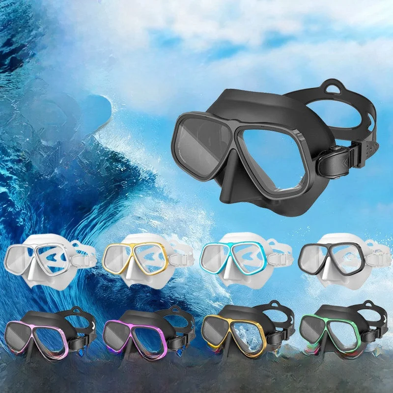 apollo-aluminum-alloy-frame-snorkeling-mask-high-index-myopia-lens-large-frame-free-diving-view-underwater-sports-equipment