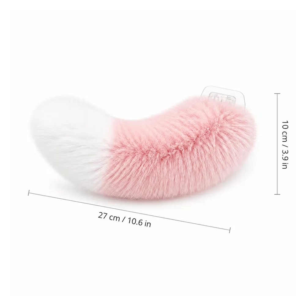 

Motorcycle Rear Fox Tail Decor Funny Removable Remote-controlled Electric Tail for Motorbike Cosplay Animal Tail Ornamental