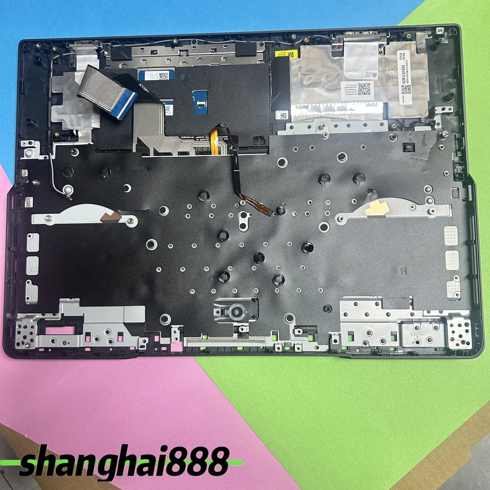 5CB1L54652 NEW for Lenovo Legion Pro 5 16ARX8 16IRX8 Palmrest Uppercase C Cover with Keyboard Touchpad