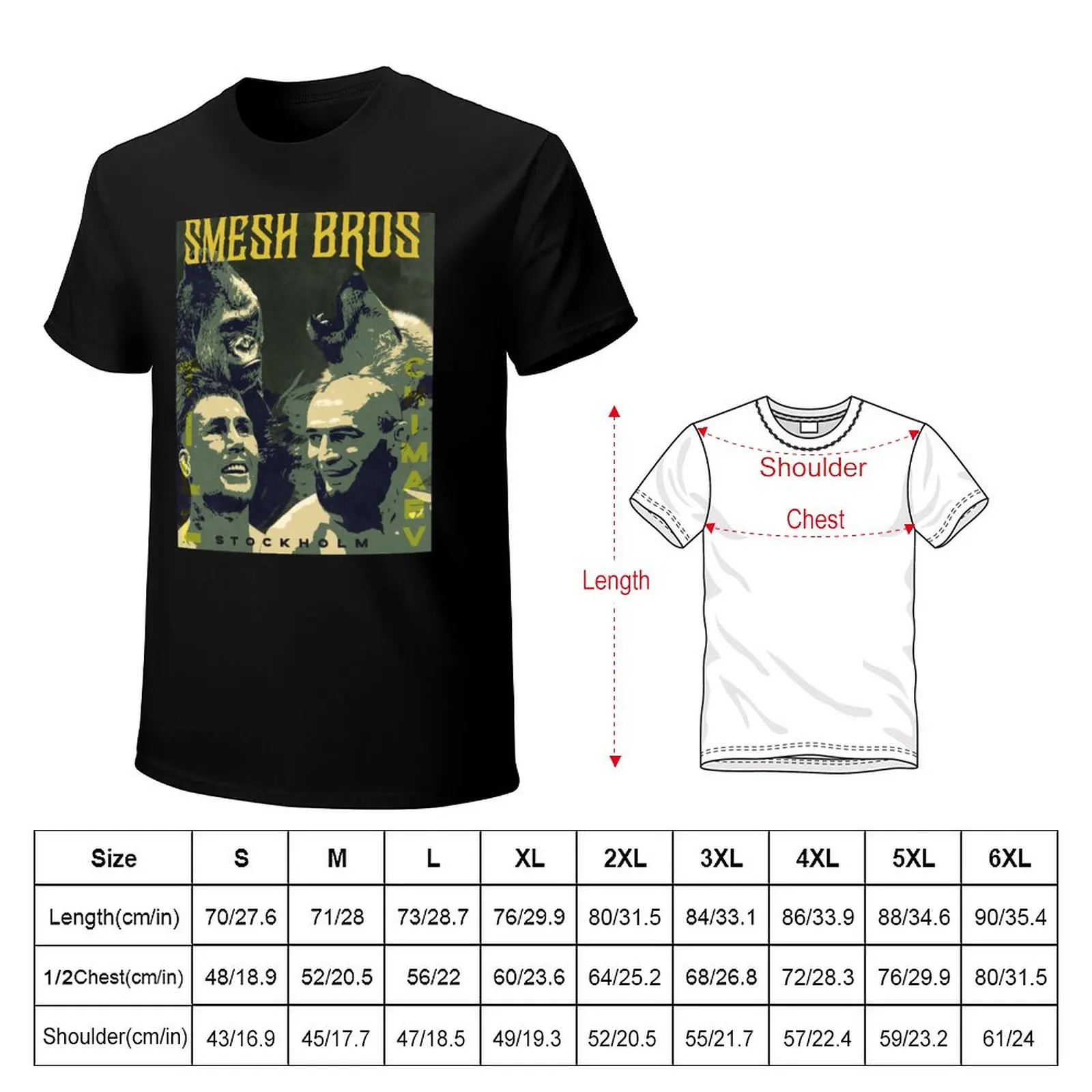 Darren Till, Khamzat Chimaev, Smesh Bros, Gifts For MMA Fans T-Shirt blacks t shirts for men