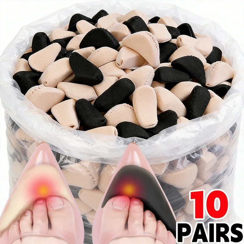 20pcs Sponge Forefoot Insert Pads for Women Pain Relief High Heel Insoles Reduce Shoes Size Filler Protector Adjustment Inserts