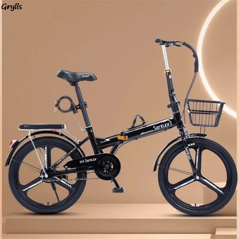 

Grylls Folding Bike Women's Ultra-light Portable Variable Speed Small Bike Free Of Installation Biciclette Pieghevoli Hot New