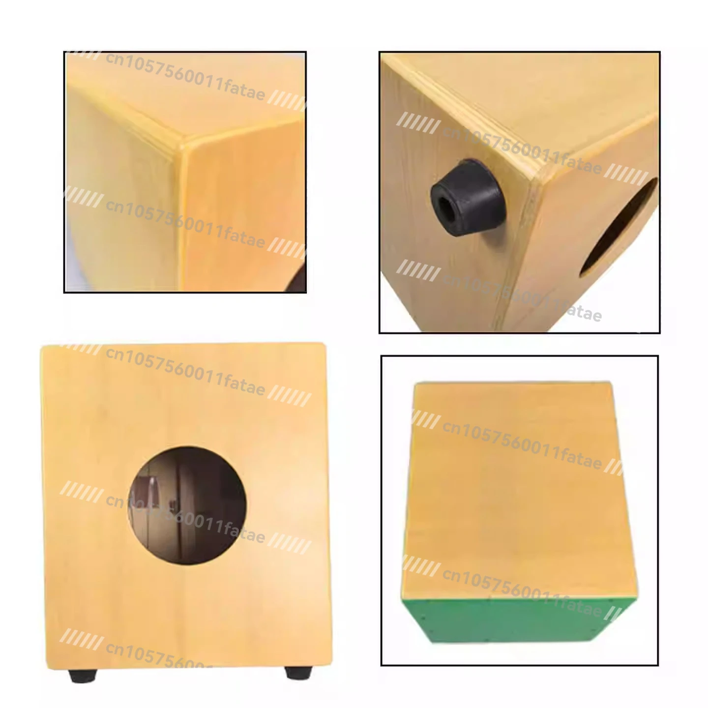 Suitable for children wooden box drum musical instrument sitting drum card beat box adult hand beat wooden box drum question