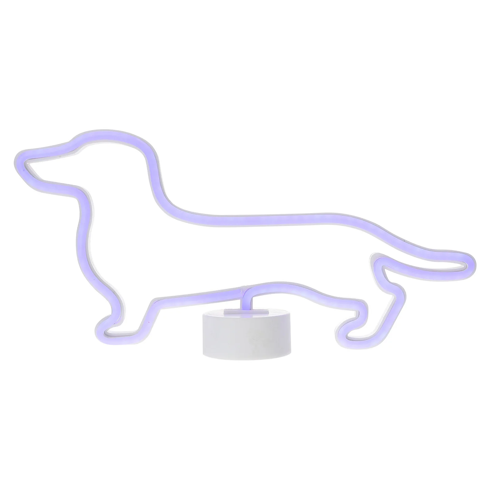 

Dog Neon Lamp Decorative Light Puppy Shaped Night Light For Bedroom Living Room Shelf Table Decor Neon Lights Sign