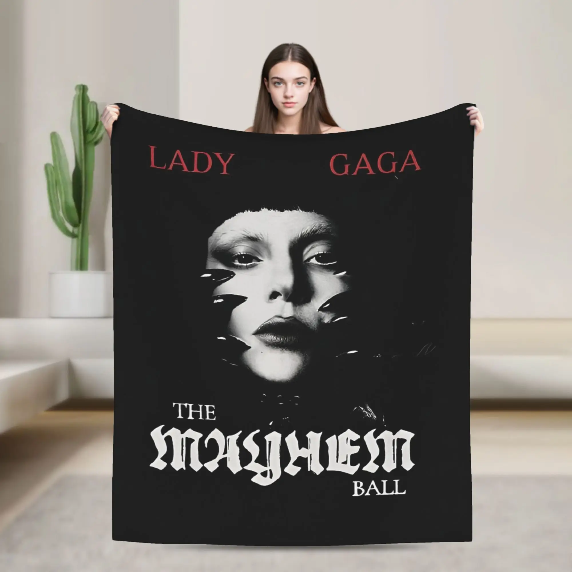 Lady Gaga The Mayhem Ball Tour 202 Blankets Quality Super Soft  Bedding Throws Autumn Decorative Home Decor Graphic Bedspread