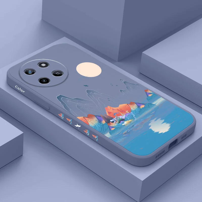حافظة هاتف مموهة لهاتف OPPO Realme 11 10 9 9i 8 8i 7 Pro Plus C35 C21Y C25Y C25 4G 5G غطاء سيليكون سائل
