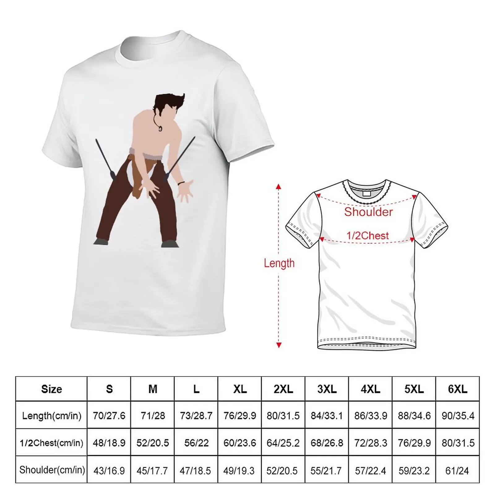 Ace Spear T-Shirt man t shirt heavy cotton anime t shirts for man T-Shirt