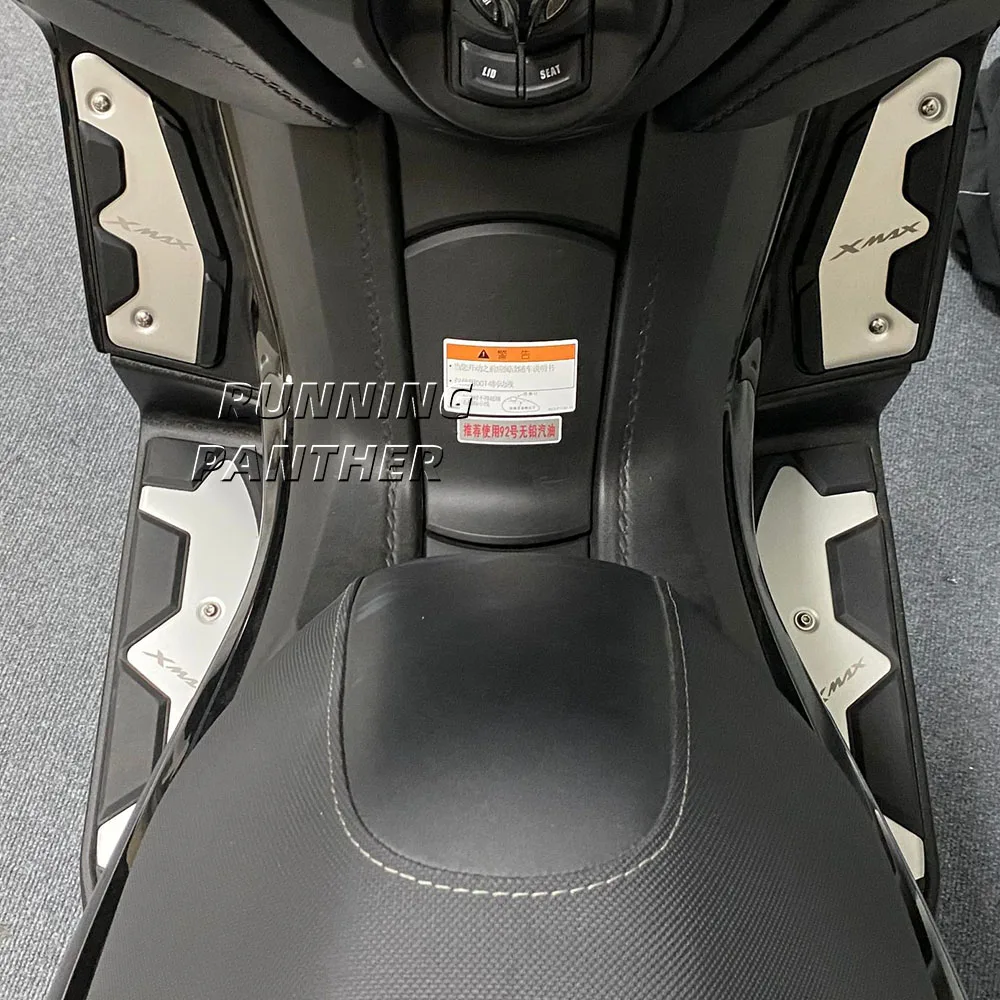 Motorcycle For YAMAHA XMAX 400 300 250 125 Pedal Non-slip Foot Pad Pedal aluminum+rubber X-MAX125 X-MAX250 X-MAX300 X-MAX400