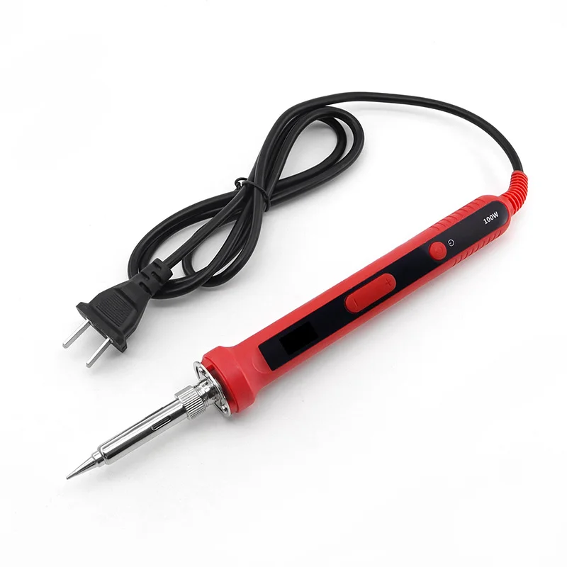 1pc New Adjustable Temperature Electric Soldering Iron 110V 100W Welding Solder Rework Station Heat Pencil Tips Repair Tools