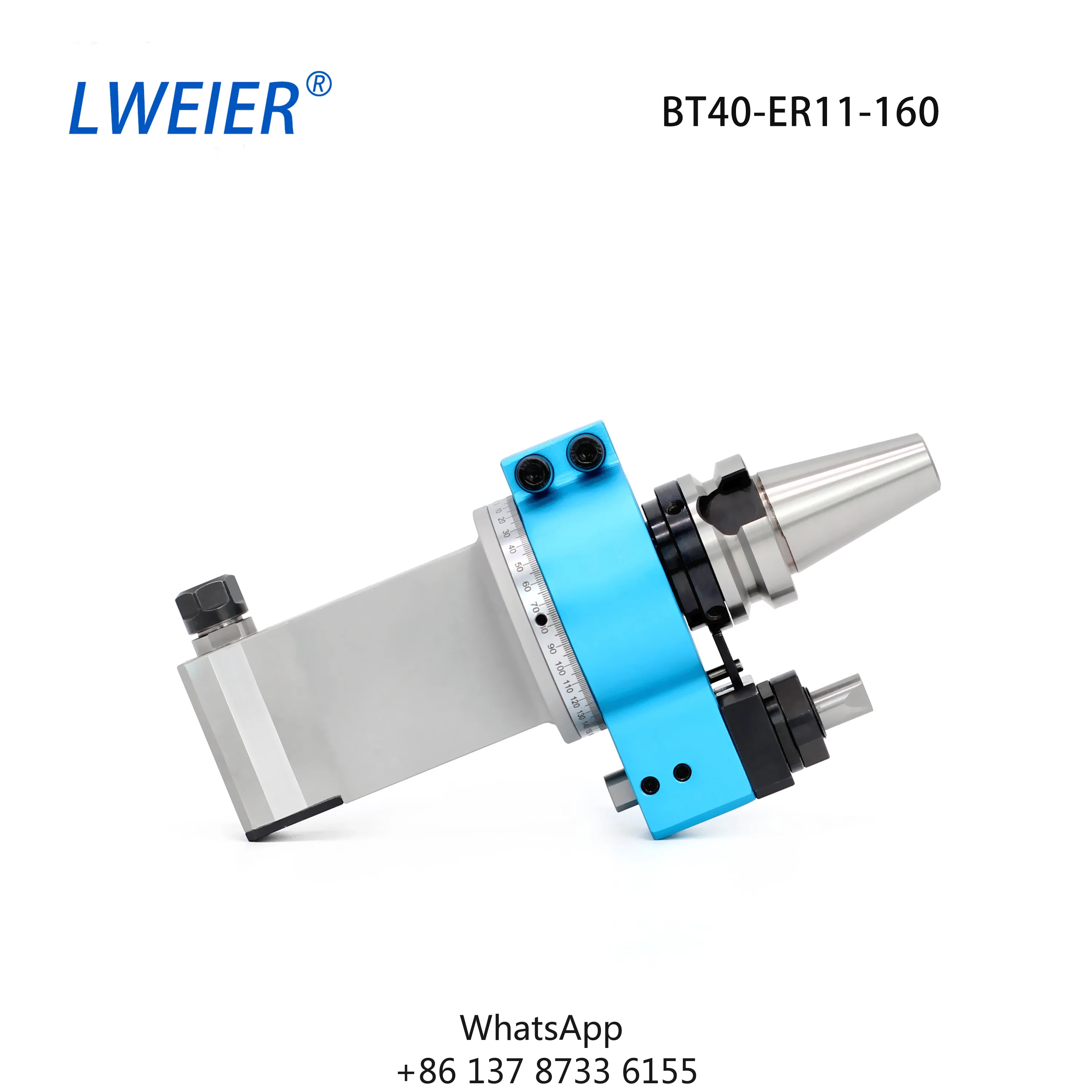 Side Milling Angle Head 90 Degree Right Angle Milling Head Automatic Tool Change BT30/40/50 Extended Angle Head